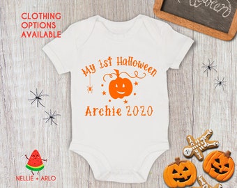 my first halloween sleepsuit