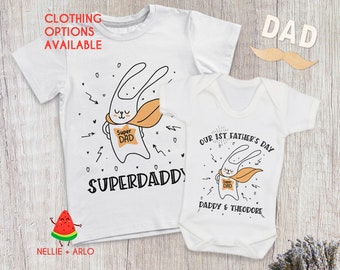 Easter bunny baby sleepsuit baby grow sleepsuit set birth announcement gift new baby gift Personalised baby gift