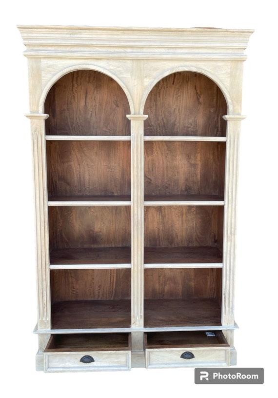 チェスト・キャビネット Antique Book open Shelf Caster チェスト・キャビネット Antique Book open Shelf Caster