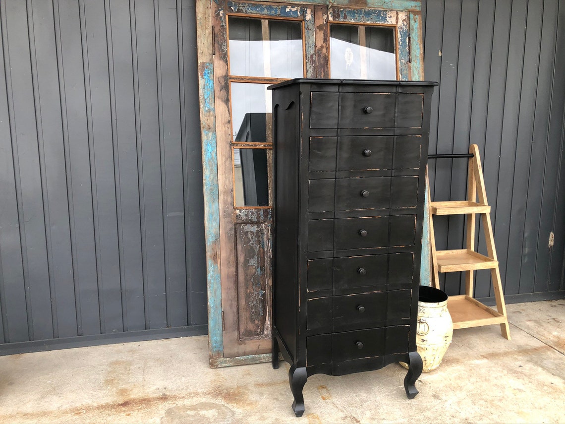 tall black dresser for bedroom