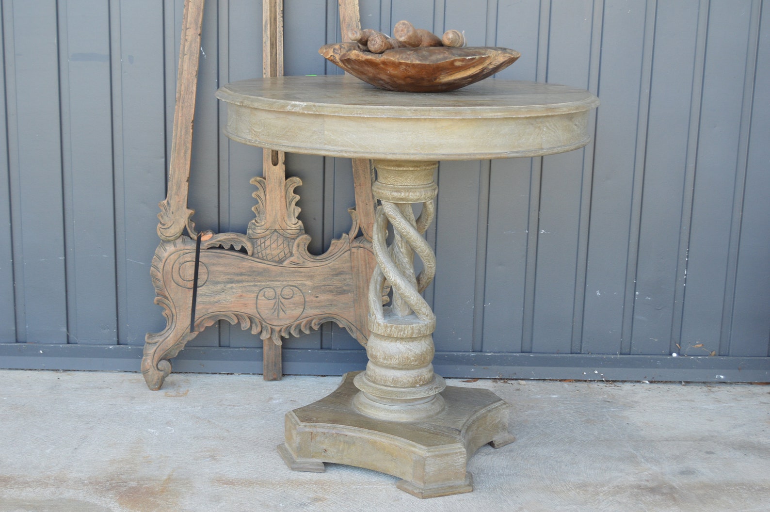 Spiral Pedestal Bistro Dining Table Occasional Table Etsy