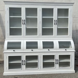 Farmhouse cheap glass cabinet