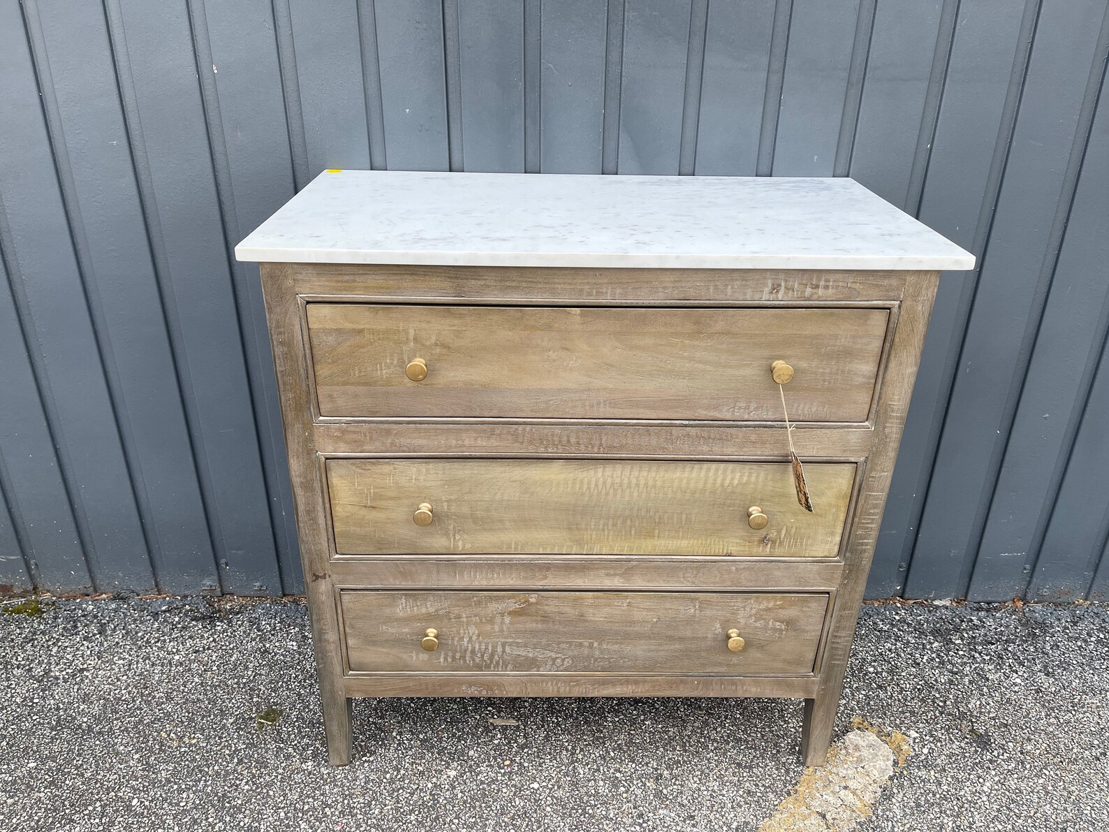 Marble Top Solid Wood Bachelors Chest of Three Drawers Bedroom Etsy