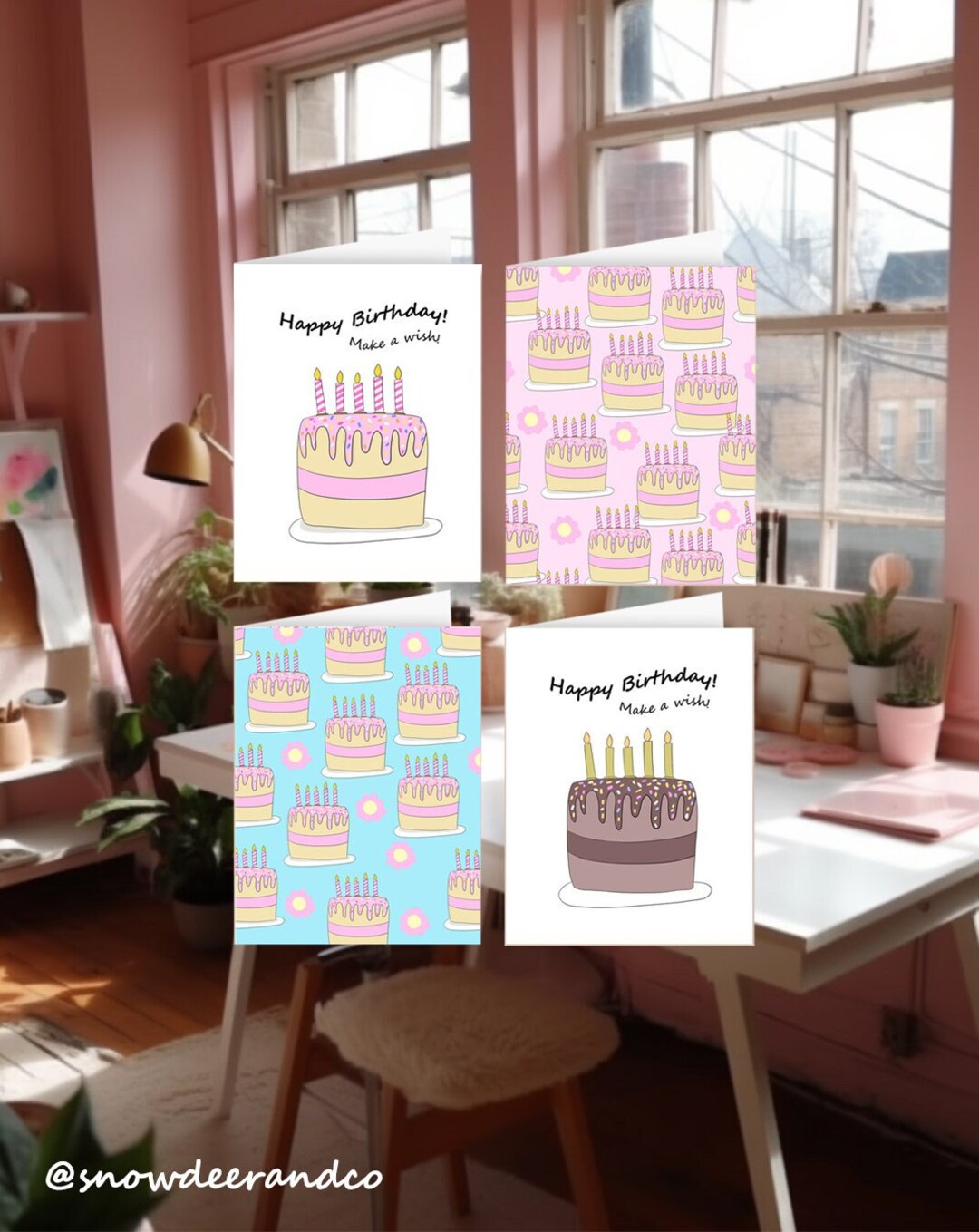 Printable Birthday Cards Print at Home Birthday Cards 4 Birthday Cards