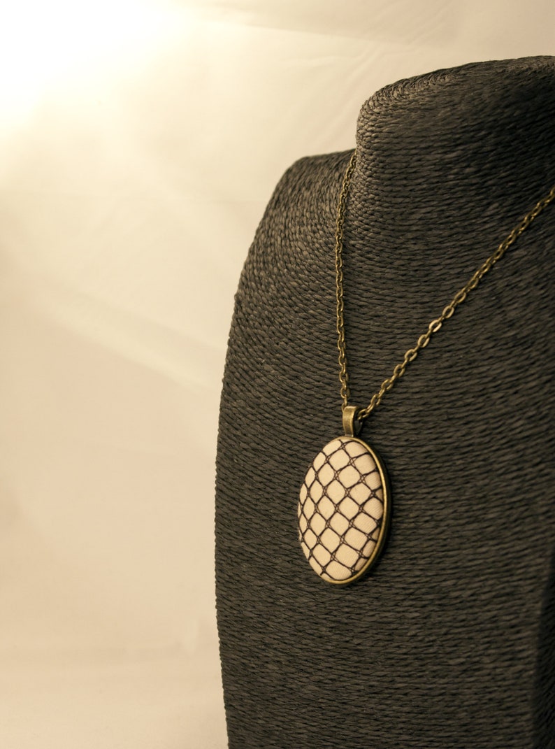 Lace Necklace lace jewelry gift for wife gift for Etsy