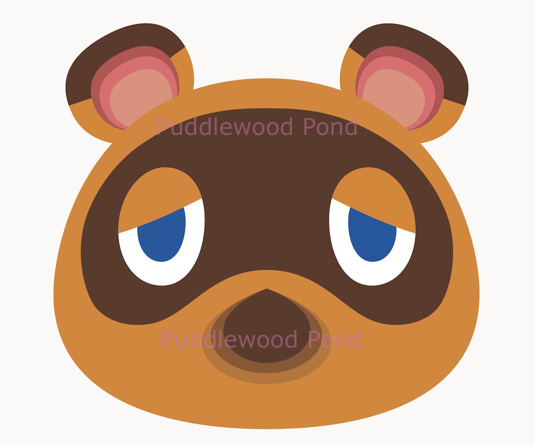 Animal Crossing Icon: Tom Nook SVG, Cricut, JPEG, PNG, Illustrator