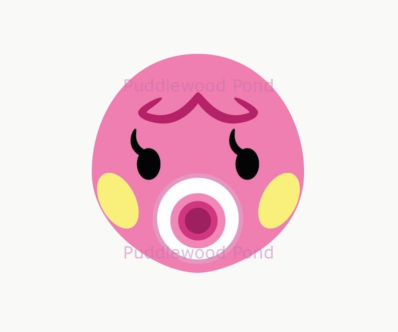 Download Animal Crossing Icon: Marina SVG Cricut JPEG PNG | Etsy