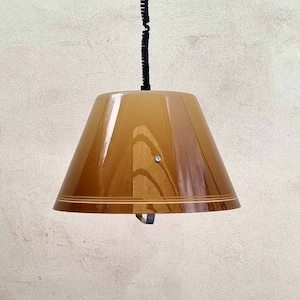 Mid Century Pendellampe / XL Meblo Guzzini Deckenlampe / Seltene Lampe / Guzzini Design / Space Age / Meblo Für Guzzini / Retro Leuchte / 60er Jahre