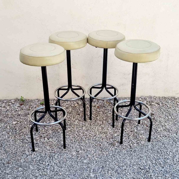 Retro Bar Stools Etsy