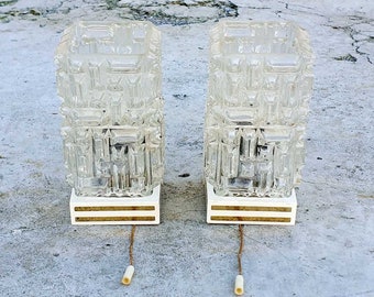 Pair of Mid Century Modern Wall Lamps / Vintage Sconces / Bedside Lamps / Retro Lighting / Home Decor / Lighting /Graewe Germany /1970 /'70s