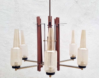 B*g様 Domus ドムス 6灯 シャンデリア 照明 ヴィンテージ ミッドセン B*g様