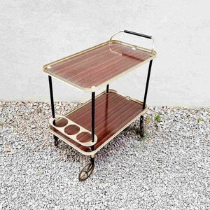 Mid Century Modern Serving Trolley / Retro Trolley / Vintage Trolley / Retro Cart  / Italian Design / Home / Vintage Cart / Italy / '60s