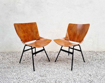 1 van 2 Vintage Lupina stoel / ontwerp van Niko Kralj / Stol Kamnik / MCM Lounge stoel / gerestaureerd / fauteuil / Scandinavisch design / jaren '60