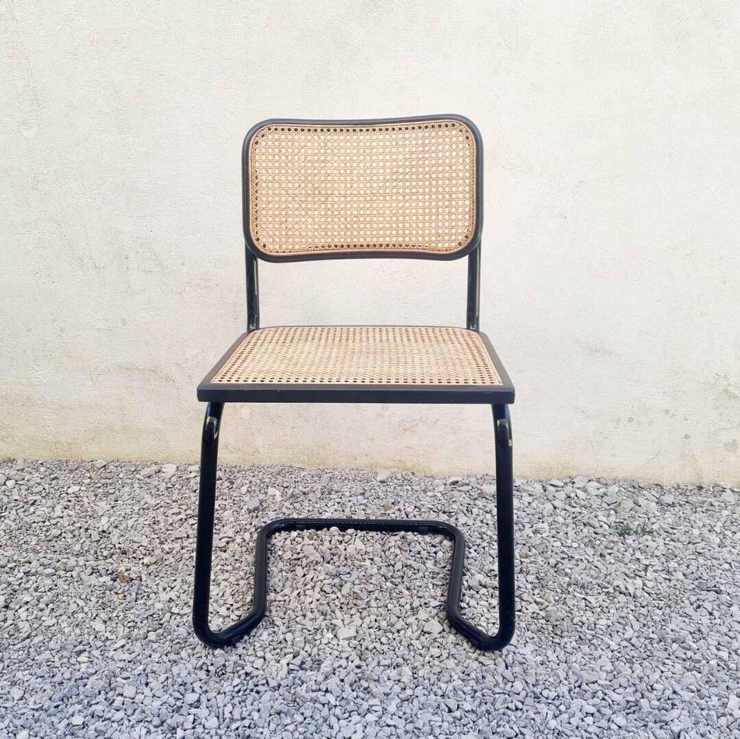Postmodern Marcel Breuer Cesca Chair / Marcel Breuer B32 Italian