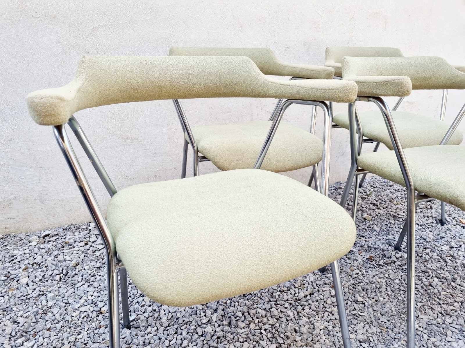 Set of 4 Mid Century Dining Chairs / Model 4455 / Niko Kralj