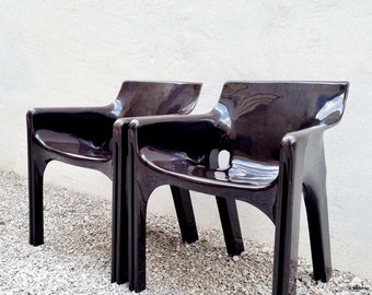 【名作】Vico Magistretti チェア イタリアデザイン 1960年代 1 of 2 Mid Century Modern Chair / Design by Vico Magistretti for