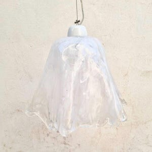 Mid Century Modern Murano Glass Pendant Light / Produced by La Murrina / Glass Ceiling Lamp / Murano Hanging Light / Murano / Italy / &#39;70s