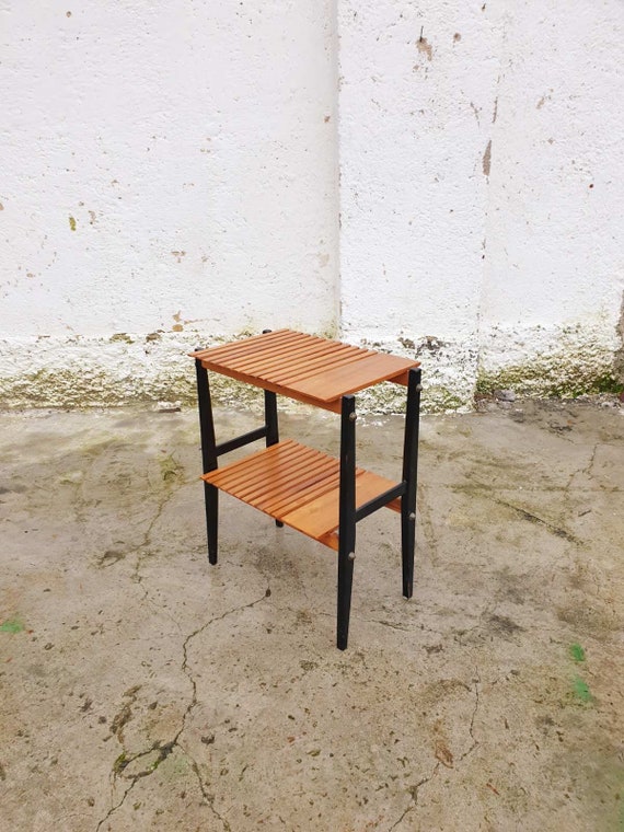 60s 70s チーク サイドテーブル /ミッドセンチュリー アメリカ