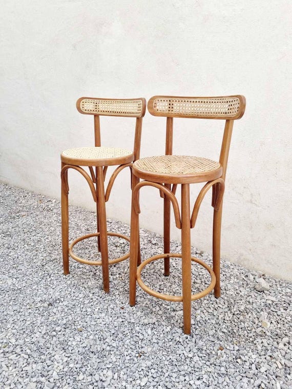 Vintage bentwood bar stools hotsell