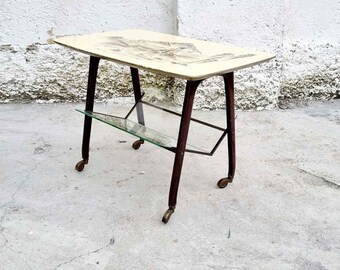 60-70's vintage コーヒーテーブル 古道具 ミッドセンチュリー ヴィンテージ長方形コーヒーテーブル / ミッドセンチュリーサイド