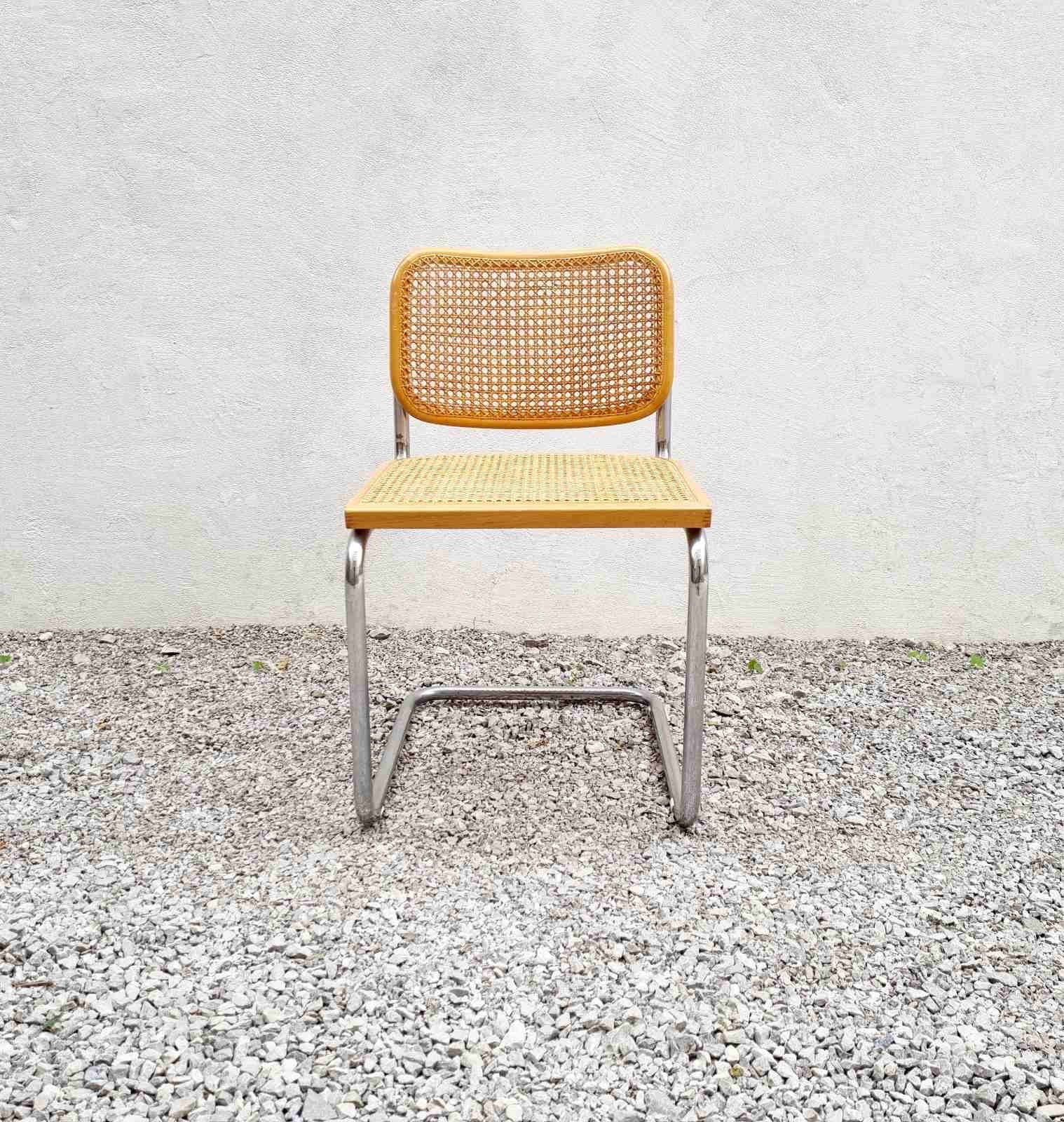 Mid Century Modern Marcel Breuer Cesca Chair / Marcel Breuer B32