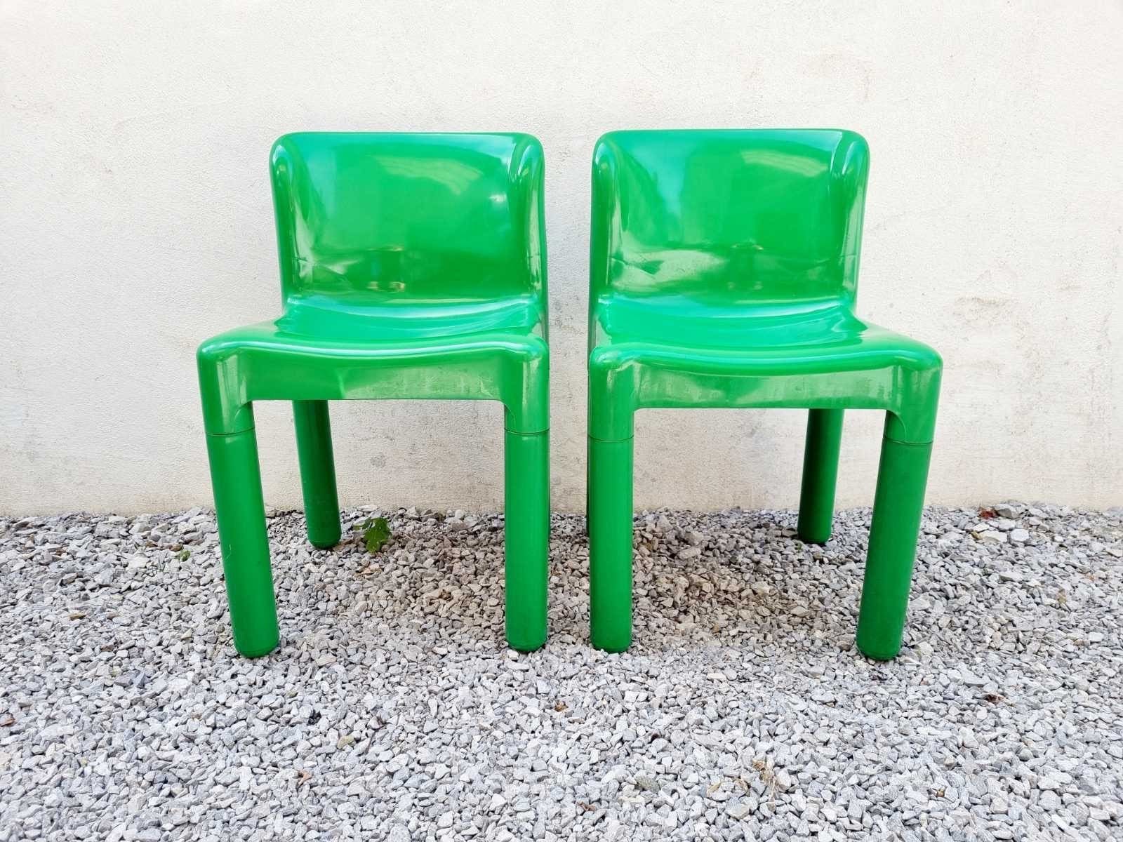 of Mid Century Modern Plastic Chair Model 4875 by Carlo