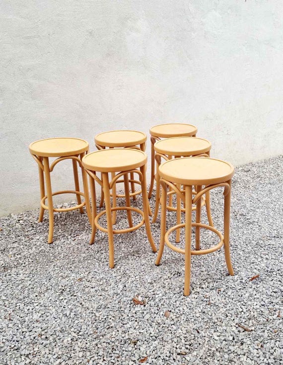 1/6 ヴィンテージ曲げ木バースツール / トーネットスタイルチェア