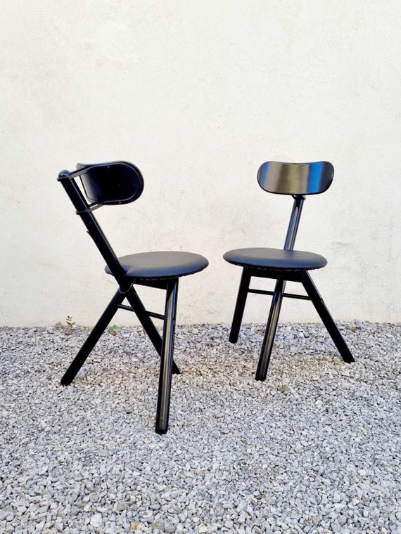 1 of 2 Postmodern Folding Chair / Model Trio / Design by Roberto