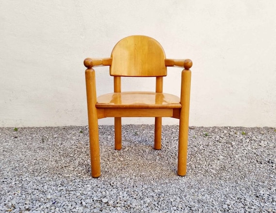 Mid Century Modern Wooden Chair / Rainer Daumiller Design / - Etsy Australia