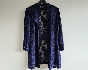plus size sheer evening jacket