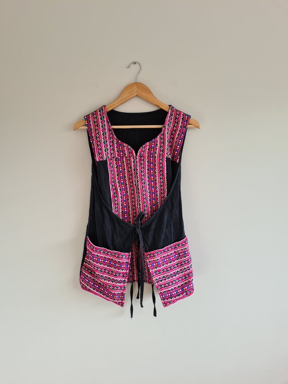 Vintage Bohemian Wrap Shirt | wrap top | tribal to