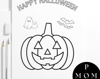 Halloween Classroom Party Kit Templates | EDIT IN CANVA