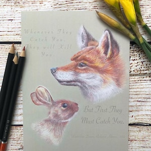 Watership Down Art Print A5