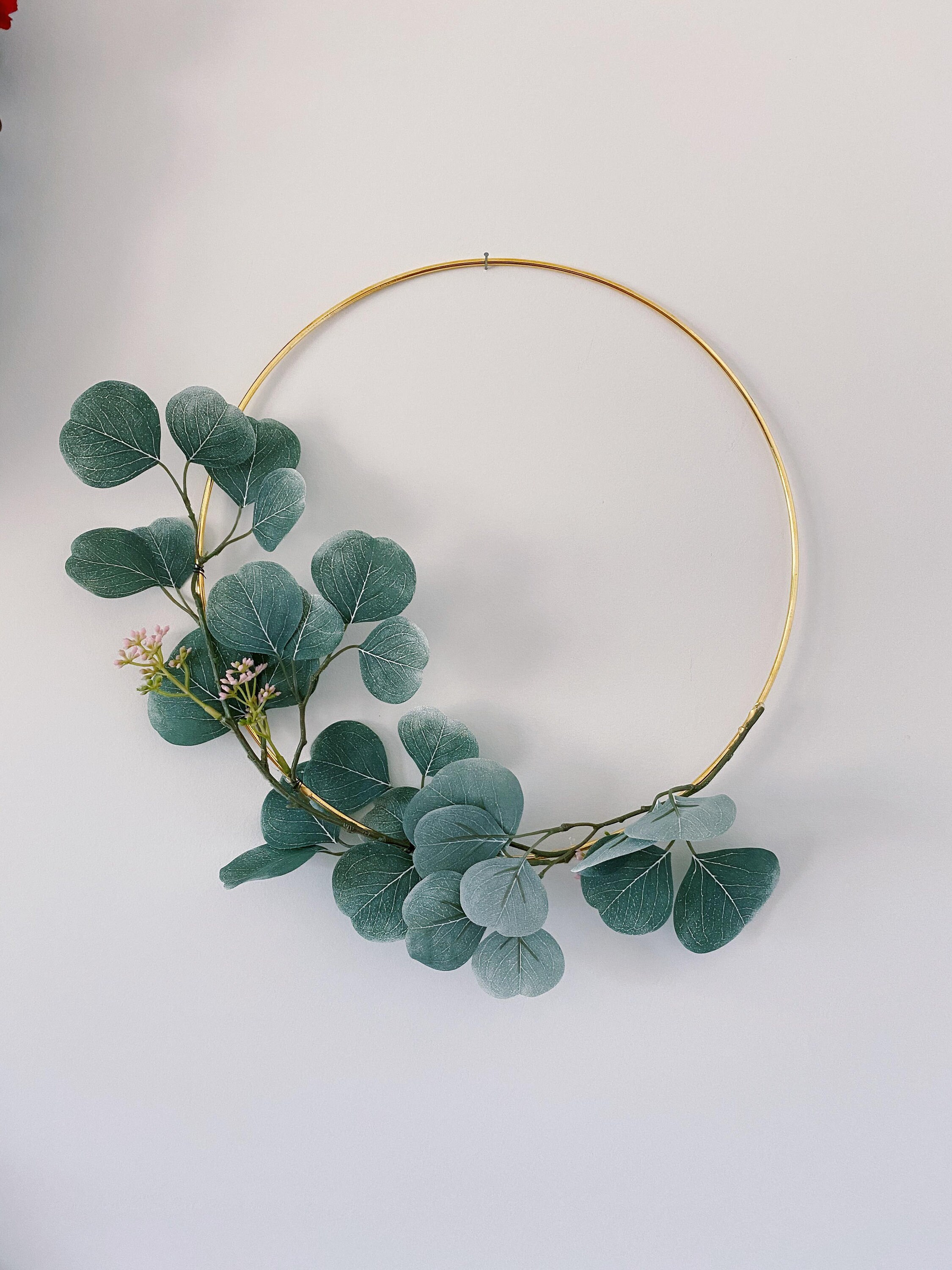 Couronne de Cerceau d'eucalyptus Minimaliste