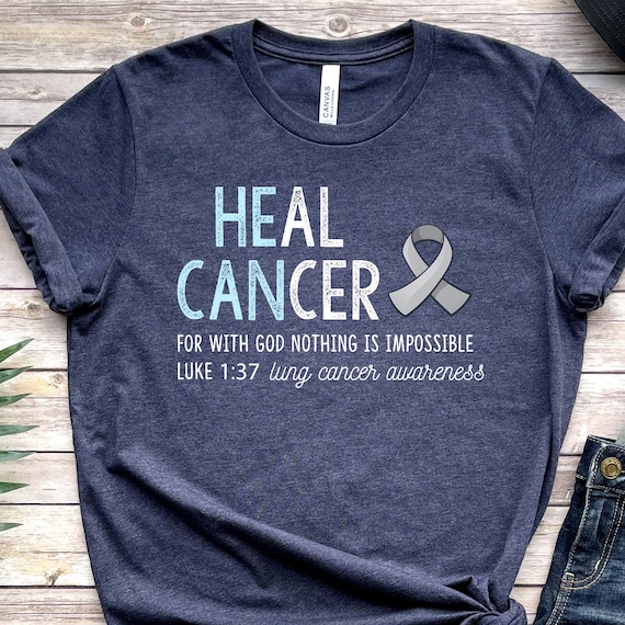 Lung Cancer Tshirt Lung Cancer Shirt Lung Cancer Awareness - Etsy