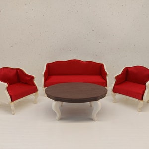 Lundby  / Europa living room set, sofa set