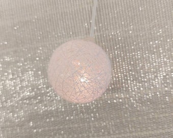 Ceiling lamp for dollhouse, selfmade, white