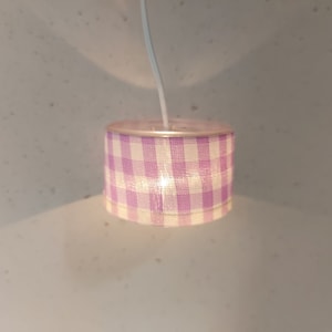 Ceiling lamp for dollhouse, selfmade
