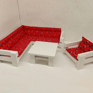 Lundby original corner sofa set