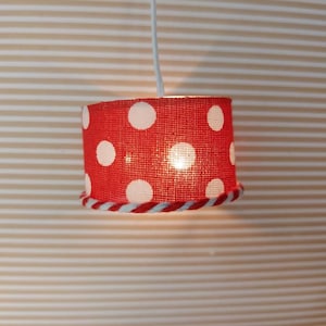Ceiling lamp for dollhouse, selfmade