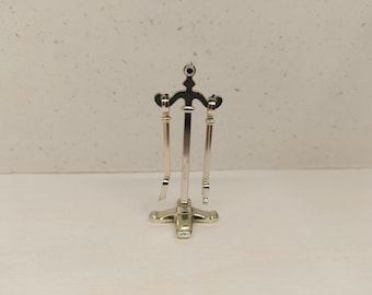 Lundby original fireplace tools.