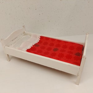 Lundby original wooden bed