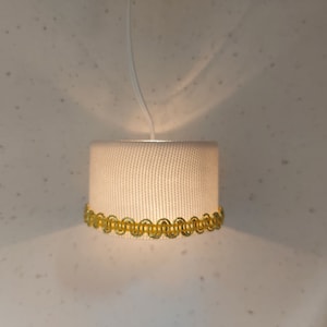 Ceiling lamp for dollhouse, selfmade