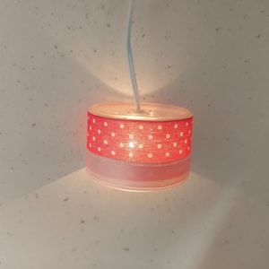 Ceiling lamp for dollhouse, selfmade