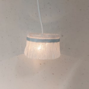 Ceiling lamp for dollhouse, selfmade