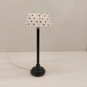 Standing lamp for dollhouse, approximately Lundby scale