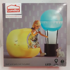 Lundby original lamp set. Battery operated. Brand new.