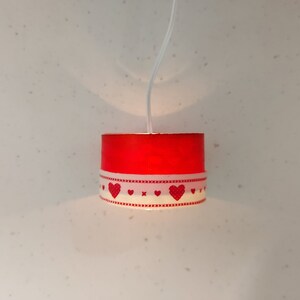 Ceiling lamp for dollhouse, selfmade