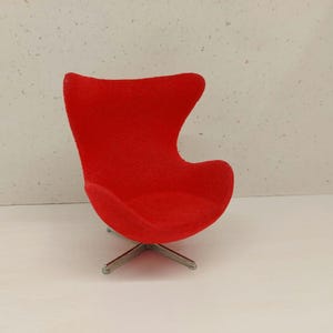 Lundby  / Brio Arne Jacobsen Egg chair from 60&#39;s- 70&#39;s for dollhouse