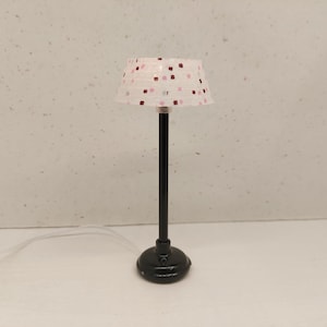 Standing lamp for dollhouse, approximately Lundby scale